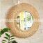 Decorative Wall Mirror Furniture Mirror Woven Bamboo Wholesale Vietnam Wall Art High Quality Round Modern Wall Mirror Home Decor