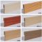 7 cm composite baseboard laminate floor wooden corner line Foshan wholesale black and white wood grain MDF foot line