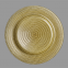 New Arrival China Suppliers Glass Wedding Tableware Gold Charger Plates