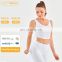 Wholesale Drawstring Sports Bra With Side Ruched Design Yoga Crop Top Fitness Women