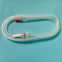 High pressure 1200psi braided medical plastic tubing, PU male female luer connector extension tube connect pipes line