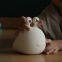 Yarrae Cute LED Slug Night Lamp with Stepless Light Levels, Best Ambient Lighting for Kids Room