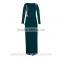 Muslim dress with high quality islamic fashion abaya babai women prom dress D244