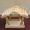 2016 china supplier custom new unfinished wooden bird house wholesale