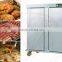 High quality industrial double door heated air circulation stainless steel food warmer cart