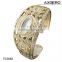 japan quartz movement wrist watch with alloy case, crystal luxury watches for women, bracelet wrist watch for ladies