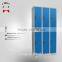 Colorful 6 door cabinet for clothing,verify locker factory steel locker