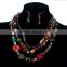 2016 Women Vintage Bohemia Multilayers Beads Necklace Earring Jewelry Set