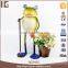 Cute spring wire metal flower pot stand