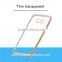 Luxury Rose Gold TPU Plating Plated Edge Soft Clear Case for Samsung S7 edge