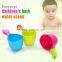 colorful plastic baby bath scoop