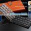 (160410) Chocolate bluetooth metal foldable wireless keyboard for IOS Andriod phone/tablet                        
                                                Quality Choice