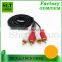 SLT 48ft Gold Plated 2Rca to 2Rca AV Audio Video Extension Cable