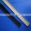 wholesale price cnc machined plastic rack gear for sliding gate MC nylon gear rack and pinion