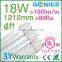 Isolated Driver 18W SMD LED Tube T8 AC110-240V 120CM CE RoHS