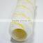 yellow stripe acrylic roller cover for cage frame