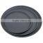 customized rubber anti-slip round serving tray