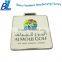 Professional supply printed brand logo metal tag