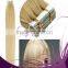 Wholesale 100% Brazilian Virgin Remy Human Hair Skin Weft Hair Tape Extension