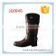 Black Brown Riding Rubber Rain Boots shoes