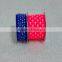 organza star and polka dot print ribbon , christmas ribbon ,craft and sewing