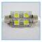 FESTOON 4 SMD5050 automobile bulbs Auto Lighting System LED light LED lamp
