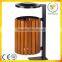 wooden plastice outdooor clealing tools recycling green waste trash bin