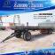 AOTONG low price drawbar trailer /Tow Dolly Flatbed Container Full Trailer (30ton)