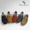 genuine leather trendy men casual flat shoes