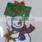 Adorable snowman Christmas window sticker,Christmas removable sticker