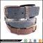 Classical Men's Leather Belt Grain Leather Dress Belt With Pin Buckle