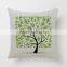 Colourful spring tree pattern 18 inch pillow covers washable