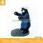 Hot Sale Home Bar Decoration Resin Black Bear Wine Bottle Rack
