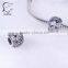 791457CZ 925 Silver SPARKLING MICKEY & HEARTS Charm