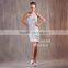 China Custom Made Latest Mermaid Crystal detachable tail wedding gown CYW-011