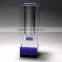 Hot Fashion China Style Printing Flower Floor Blue Crystal Glass Flower Vase