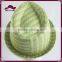 Women's Multi-Color Striped Design Fedora Hat with Beige PU Band