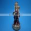 Beatiful resin lady statue for home decoration