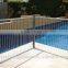 Galvanized steel round pipe / square pipe swimming pool fence