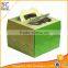 Handmade cardboard paper cup cake box with handle