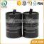 Black UV printing hardcover cardboard packaging boxes round paper cardboard box for cup packing
