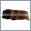 Machine made weft hair