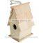 Trade Assurance Antique Imitation Outdoor Garden Decoration Wooden Bird House Feeder