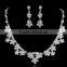 Crystal Wedding Bridal Accessories Crown,Necklace,Earring Set Handmade Jewelry