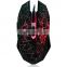 free shipping 4000 DPI 6D buttons led back light mouse wired gaming mouse USB wired game mice for laptops desktop computer mouse