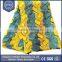 High Quality Metallic Swirl Patterned Battenburg Lace Fabric For Evening Dresses