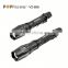 Hot Sale V2-858 18650 battery rechargeable long distance torch xm-l T6 10 w brightest led flashlights