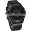 2015 Fashion WEIDE Original Relogio Masculino Military Analog Display Men Sports Leather Strap Quartz Big Dial Men Sports Watch