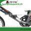 Bike Air Pump for MTB and City Bike Blue+Silver Color
