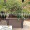 Modern Outdoor deocr big wood plastic flower pot